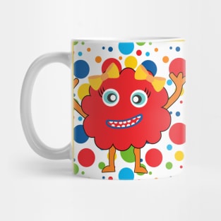 Little Red Monster Mug